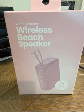 Wireless beach speaker (Pink)